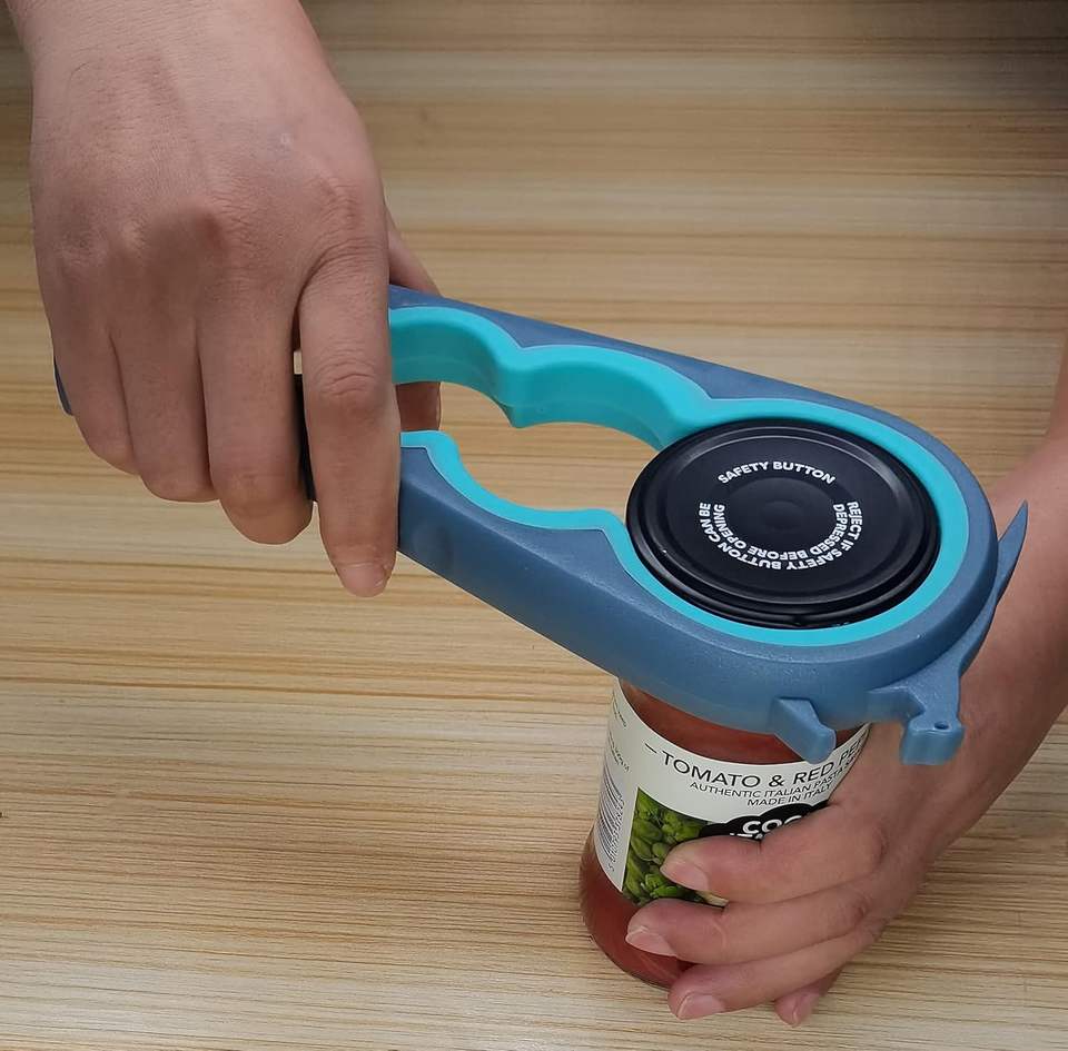 5-in-1 Multifunctional Bottle and Jar Opener for Seniors with Arthritis