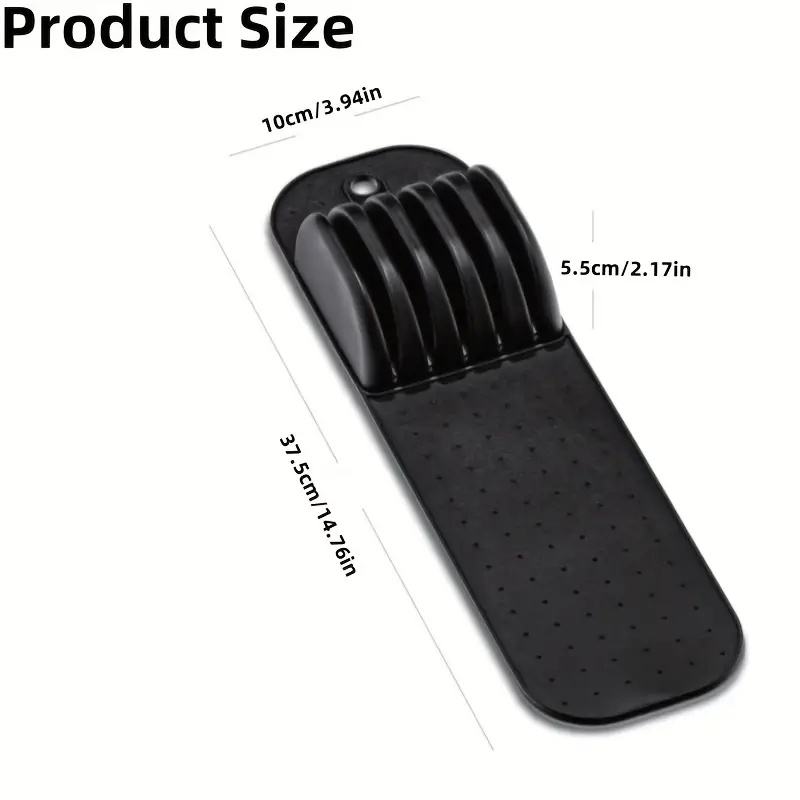 Non-Slip Drawer Knife Holder for Kitchen Utensils