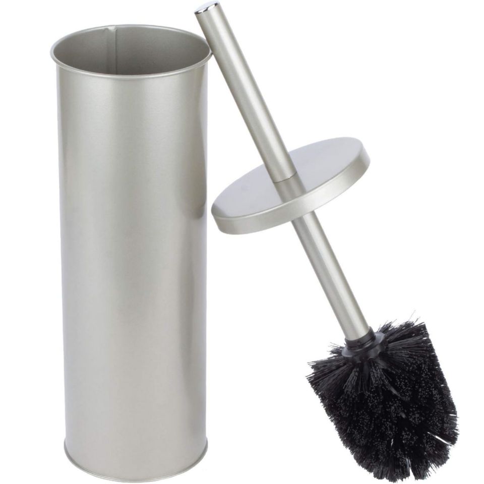Premium Stainless Steel Standing Toilet Brush Set with Modern Design