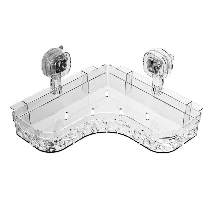 Bathroom Shelves Bathroom Storage Organizer for Home Drill-Free Wall-Mounted Tripod Storage Rack Corner Shelf