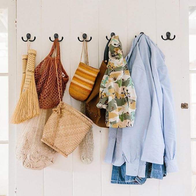 High-Performance Double Prong Metal Clothes Hooks