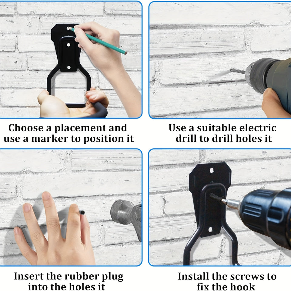 Bicycle Storage Rack Wall Mount Space Saving Vertical Garage Bike Holder Storage Stand