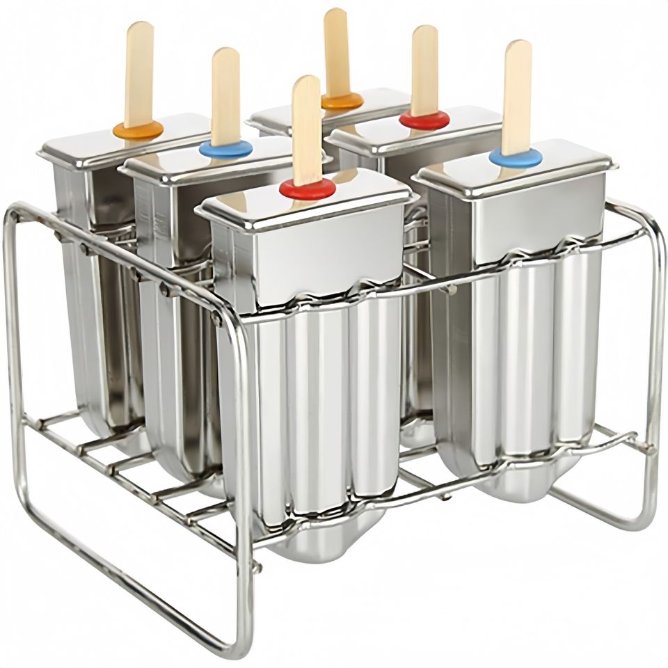 Stainless Steel 85ml Capacity Popsicle Ice Lolly Mold for DIY Home Use - Ideal for Jelly/Pudding and Ice Cream Crafting