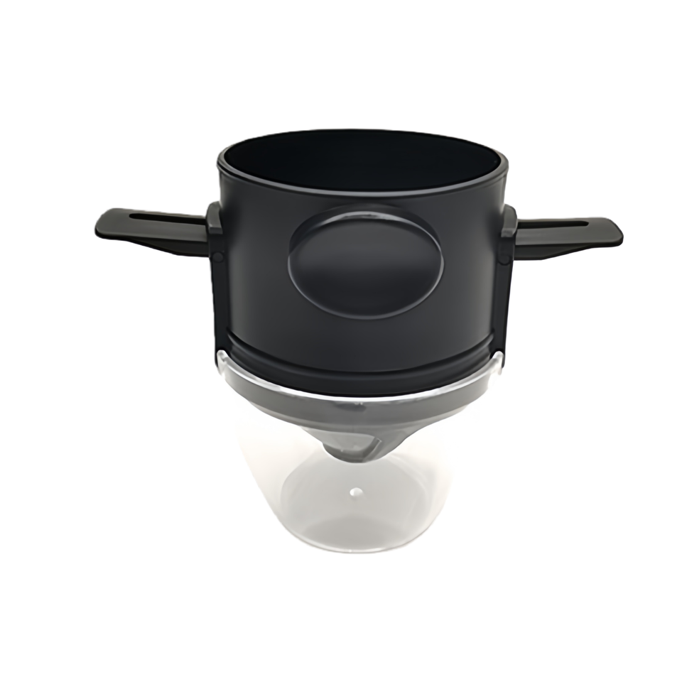 Reusable Stainless Steel Pour-Over Coffee Maker Easy to Clean Portable Paperless Travel Coffee Brewer with Modern Design