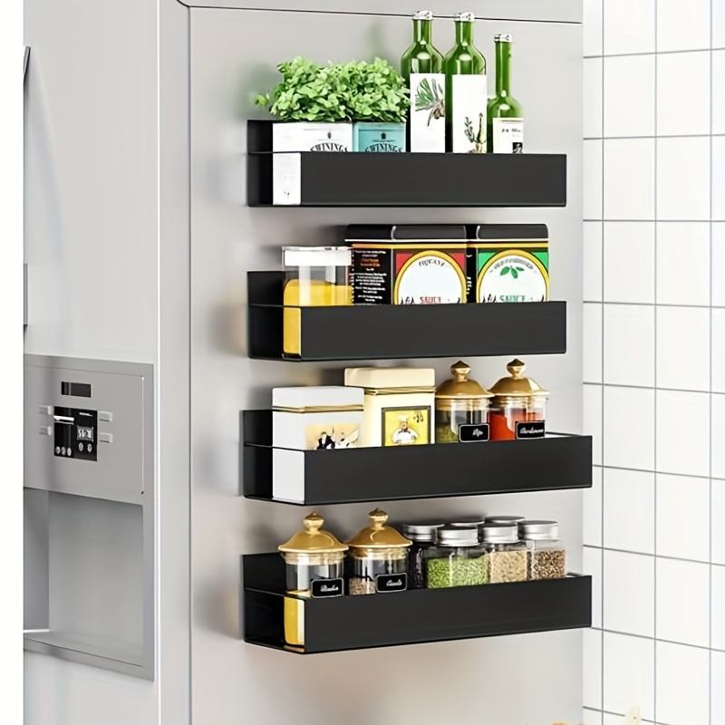 Magnetic Spice Rack for Space-Saving Kitchen Organization