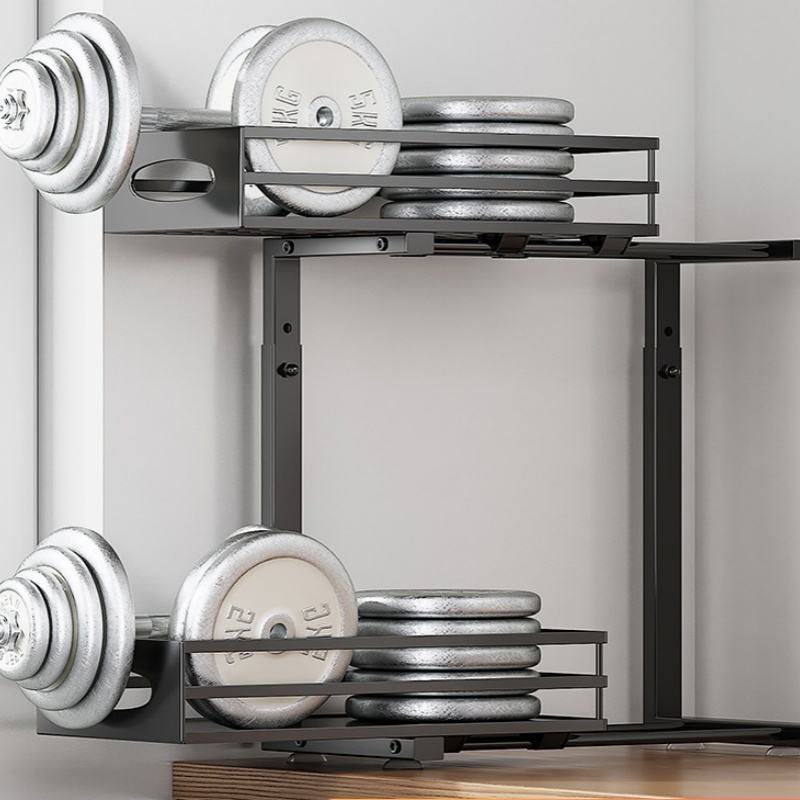 Expandable Two-Tier Kitchen Cabinet Organizer