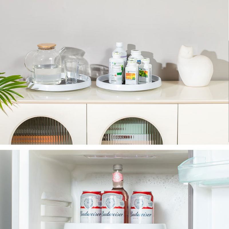 Rotatable Kitchen Silicone Spice Rack - Kitchen & Bathroom Organizer