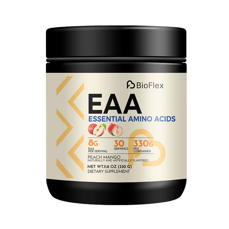 BioFlex EAA 9 Essential Amino Acids Blend Powder Dietary Supplement for Maximizing Muscle Protein Synthesis