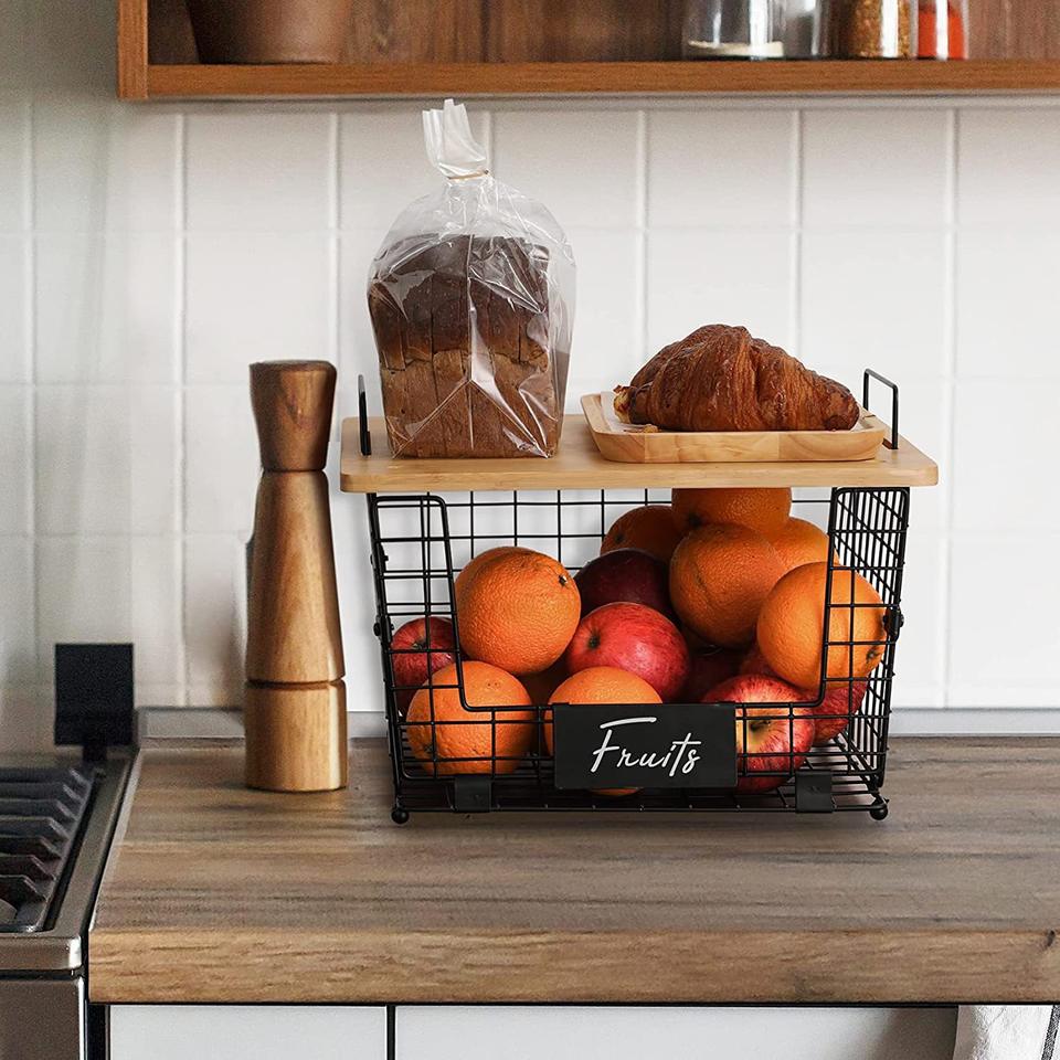 Stackable Kitchen Counter Basket