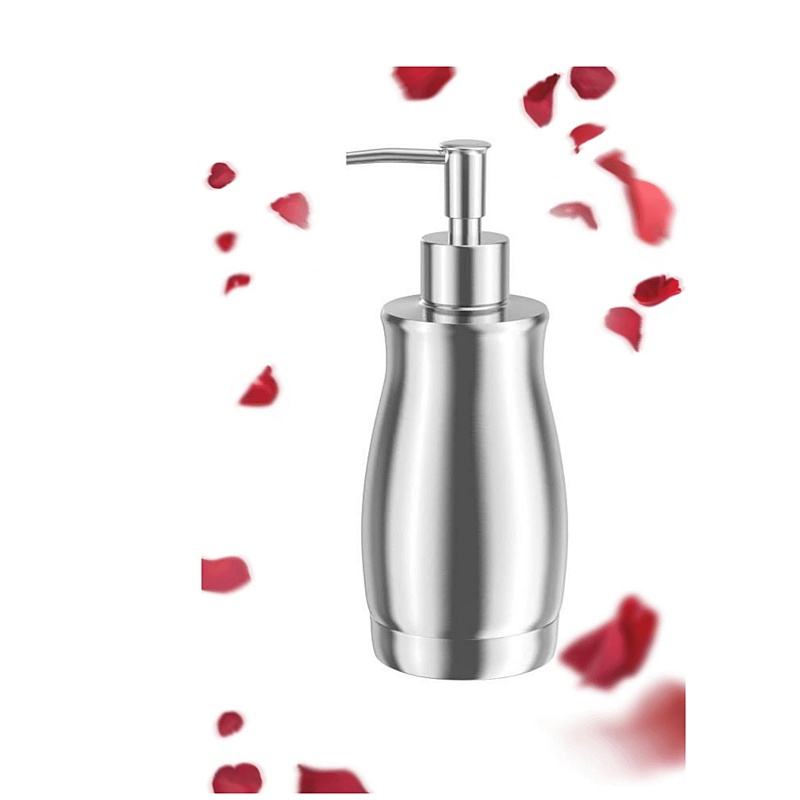 High-Quality Stainless Steel Free-Standing Soap Dispenser Foam-Liquid Bathroom Set for Home and Hotel Use