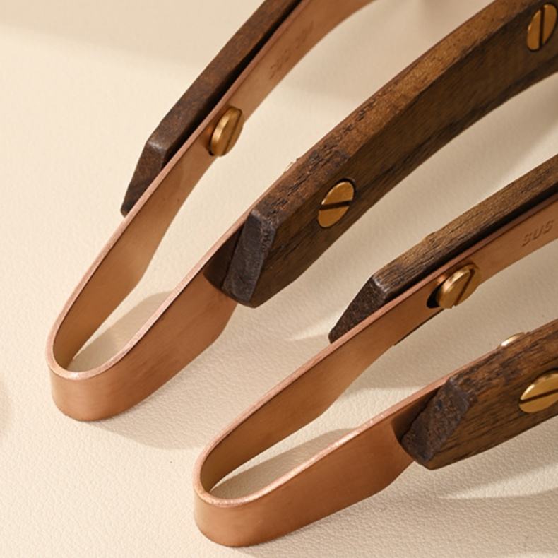 304 Stainless Steel Grill Clip with Wooden Handle