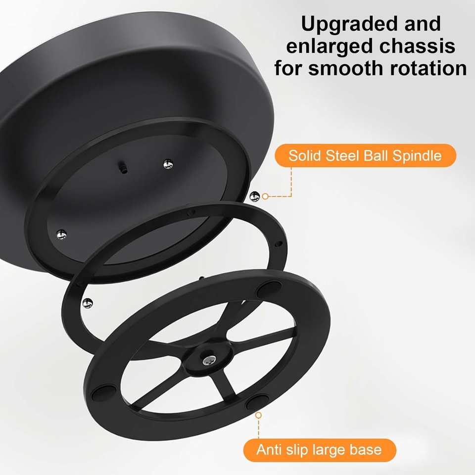 Modern Stainless Steel Spice Rack Turntable for Pantry Cabinet - Decorative Tray Storage Organizer for Kitchen Cabinet