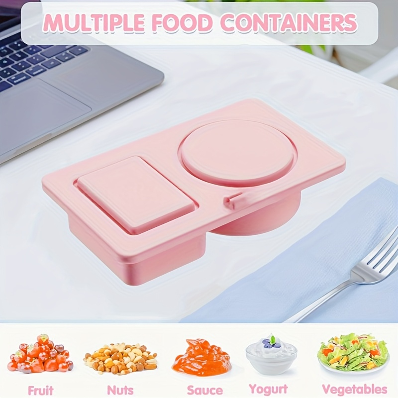 Silicone Spice Container with Dual Compartment Lid