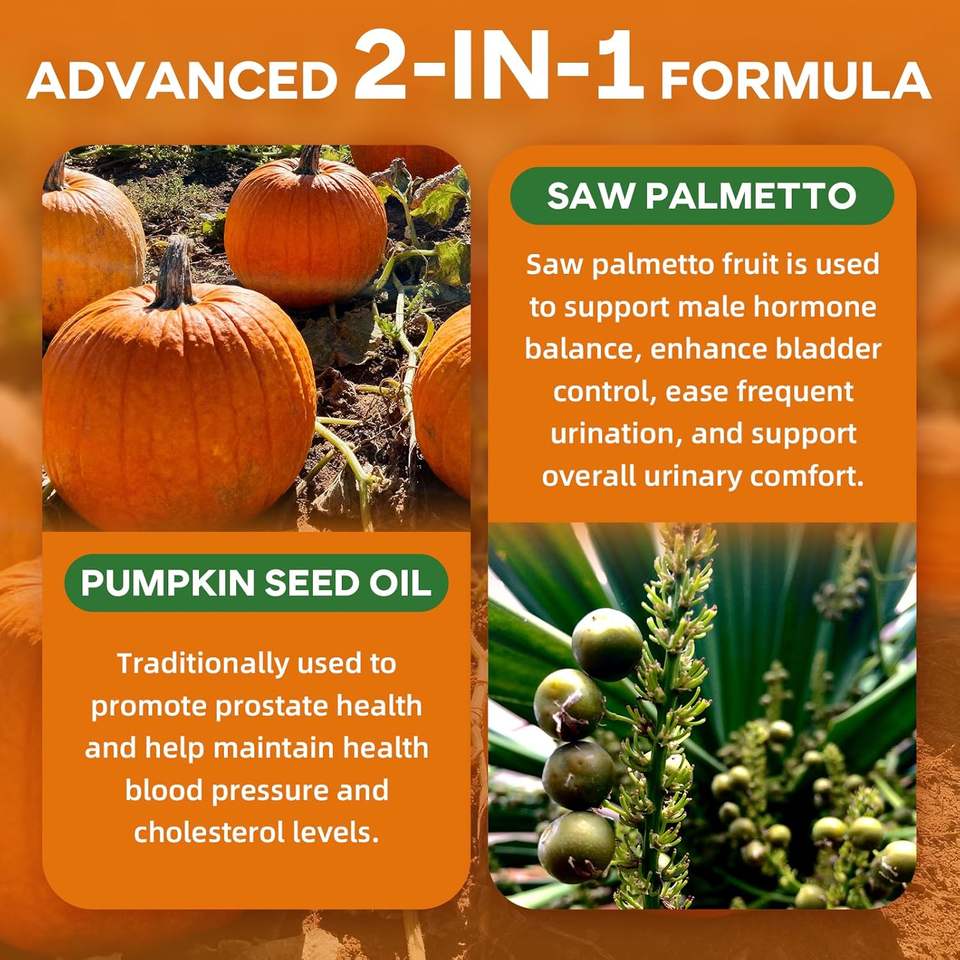 Private Label Pumpkin Seed Oil Gummies with Saw Palmetto Extract Hair, Skin & Nails Supplement for Men & Women
