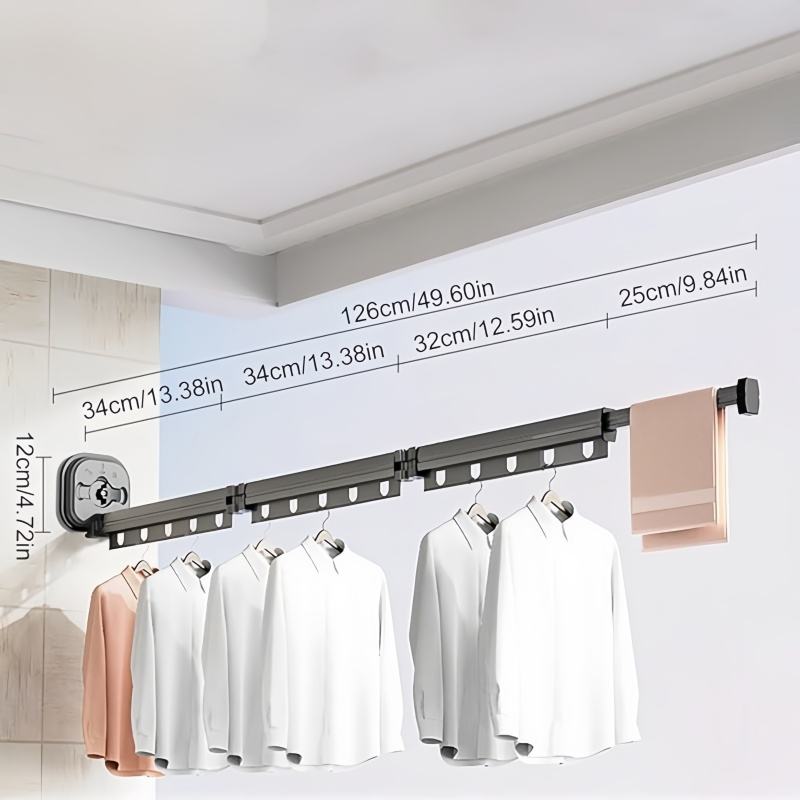 Balkon-Trocken gestell, Klapp-und Teleskop-Trocken gestell aus Aluminiumlegierung