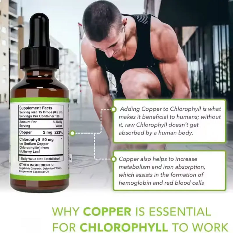 Organic Chlorophyll Detox Liquid Drops by BioFlex