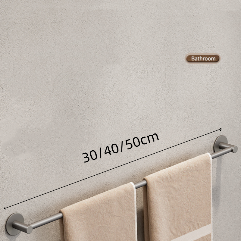 Aluminum Towel Rack with Bathroom Storage, Modern Wall Mount, Bathroom Shelves