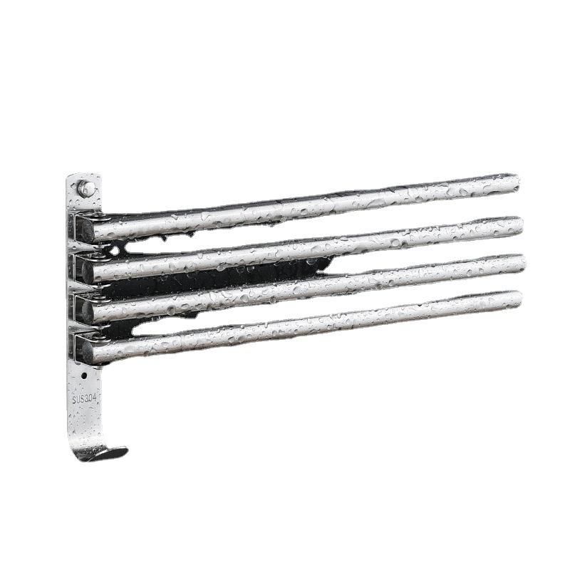 Modern Stainless Steel Bathroom Towel Holder Shelf