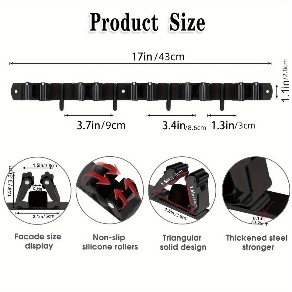 Mop Clip Broom Holder