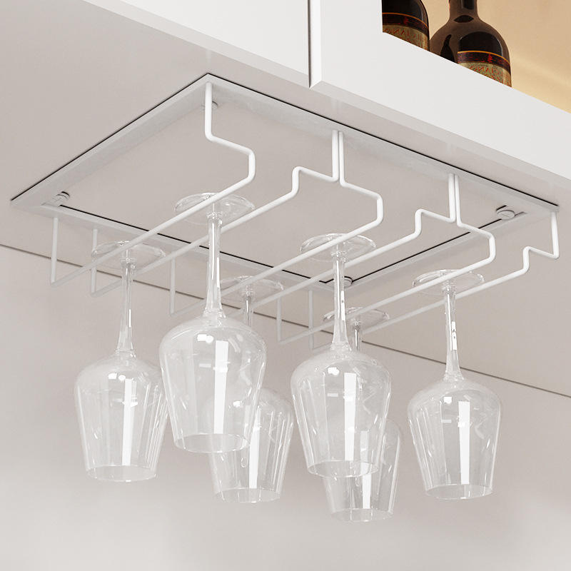 Metal Wall-Mounted Wine Rack