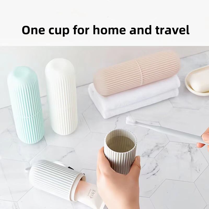 Portable Toothbrush Holder Travel Case Sustainable Plastic Dustproof Toothbrush Stand