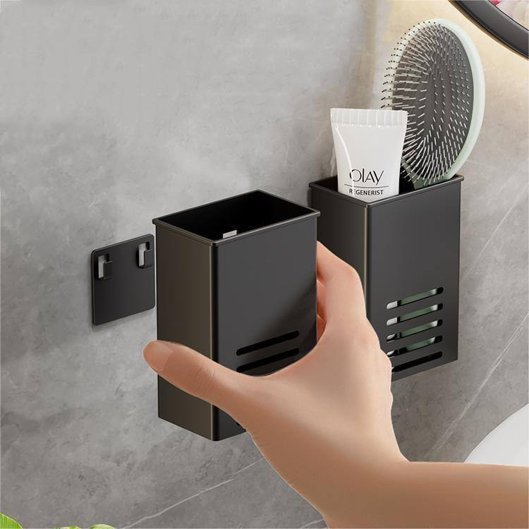 High-Quality Multifunctional Aluminum Wall Mount Shelf for Bathroom Kitchen Living Room