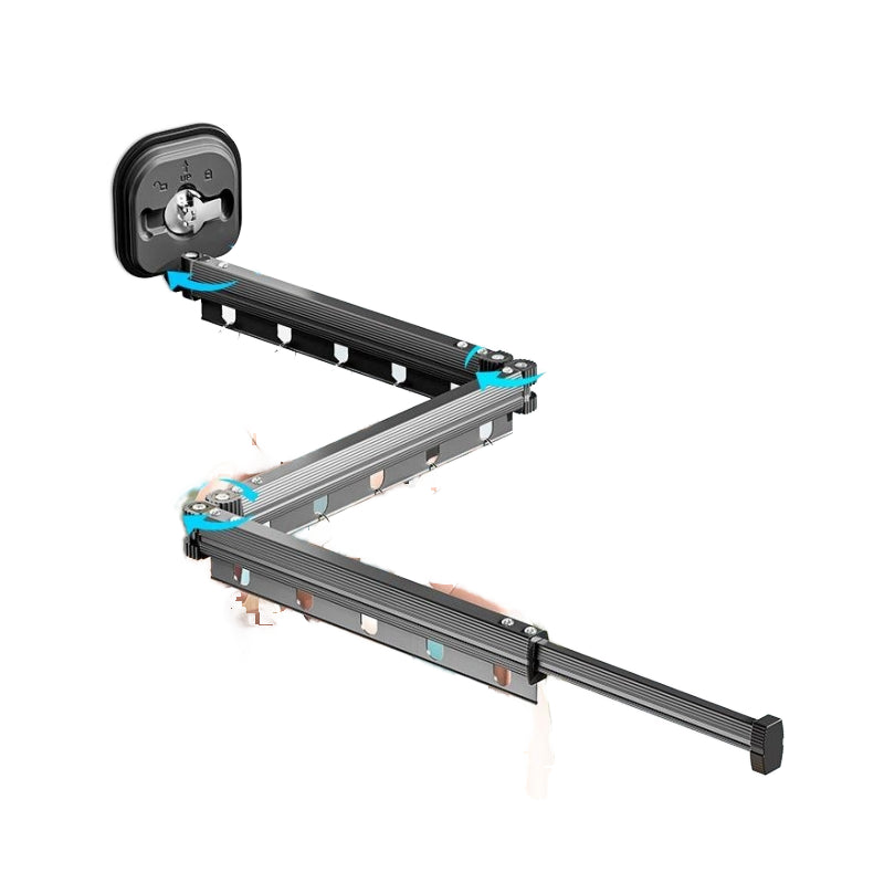 Balkon-Trocken gestell, Klapp-und Teleskop-Trocken gestell aus Aluminiumlegierung