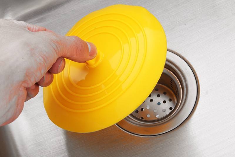 Round Silicone Floor Drain Cover for Sink, Bathroom, Deodorant - Sale