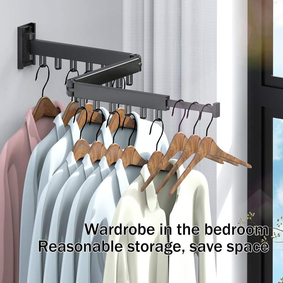 Aluminum Alloy Folding Drying Rack Clothes Hanger