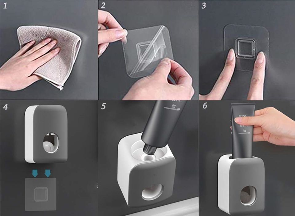 Automatic Toothpaste Dispenser for Family Bathroom