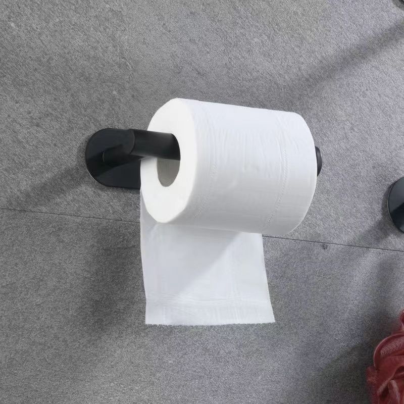 Stainless Steel Multi-functional Self-Adhesive Tissue Holder Wall Mount Paper Towel Holder/Hand Towel Ring Bathrobe Hook