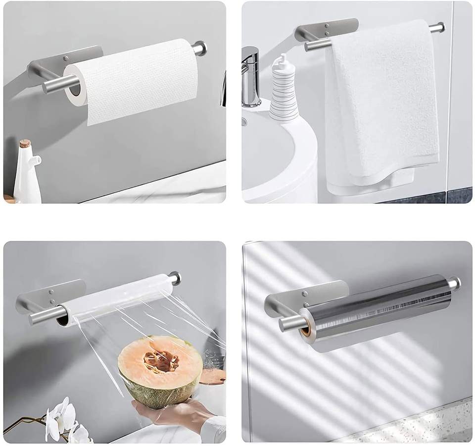 Creative Wall-Mounted Kitchen/Bathroom Paper Towel Holder