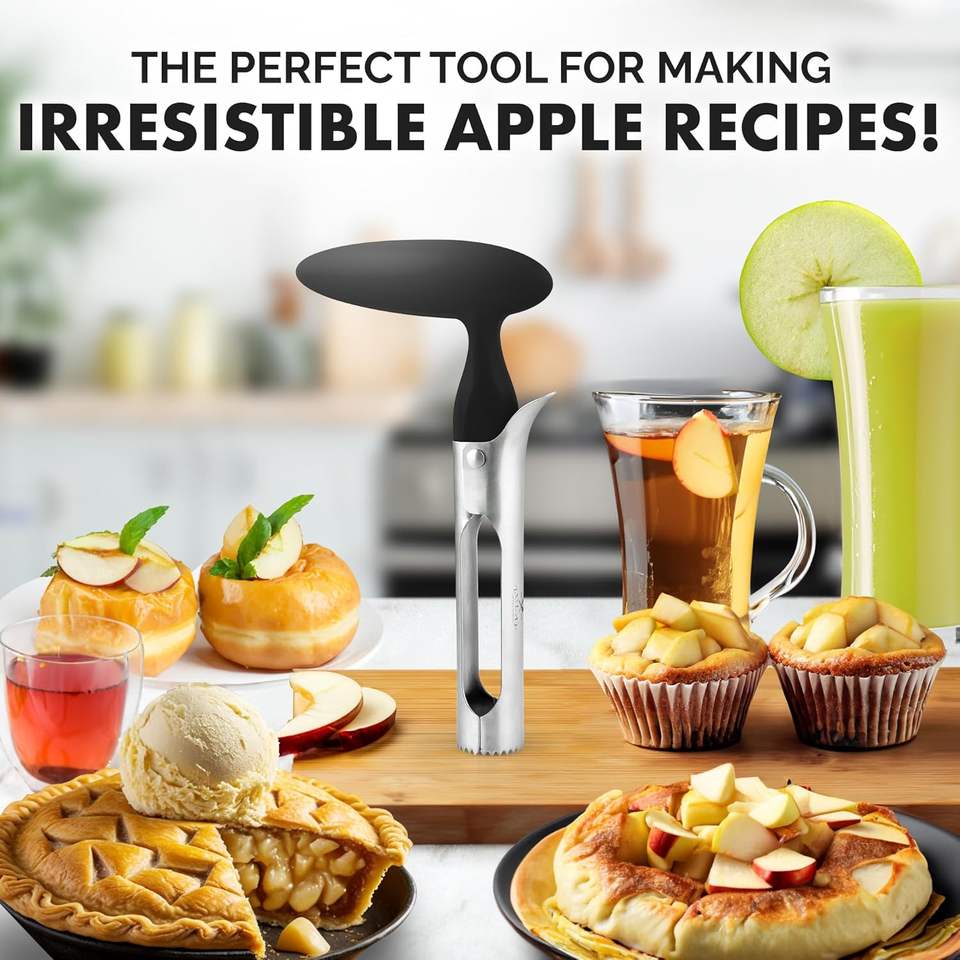 Stainless Steel Kitchen Tool for Fruit and Vegetable Core Removal