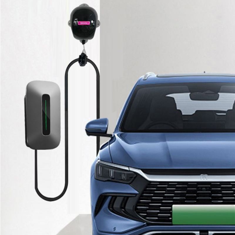 Automatic Electric Vehicle Charging Cable Retractor