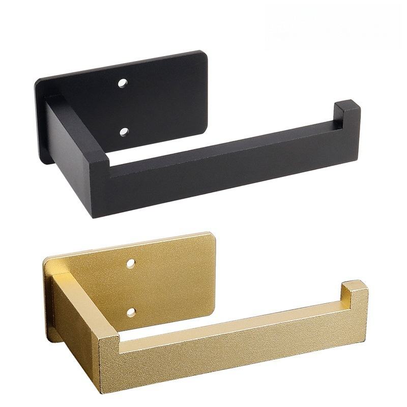 European Style Metal Toilet Paper Holder with Wall Mount Design