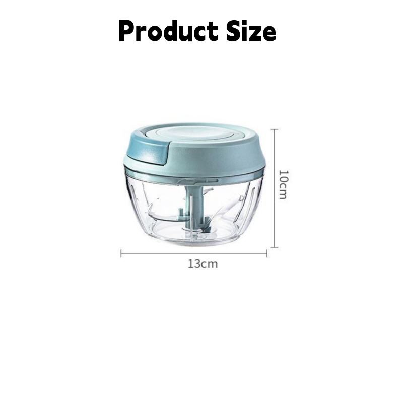 Creative Plastic Mini Food Chopper - Quality Manual Vegetable Garlic Ginger Press Tool