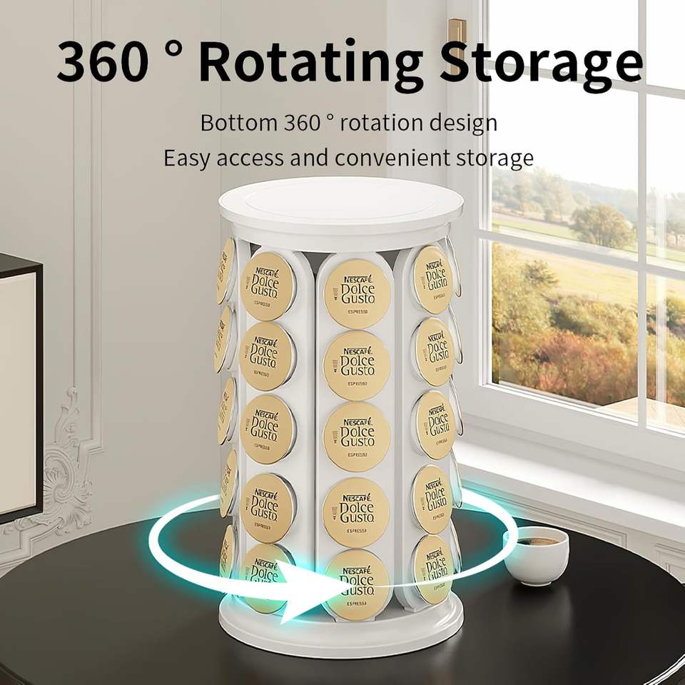Rotating Coffee Capsule Organizer