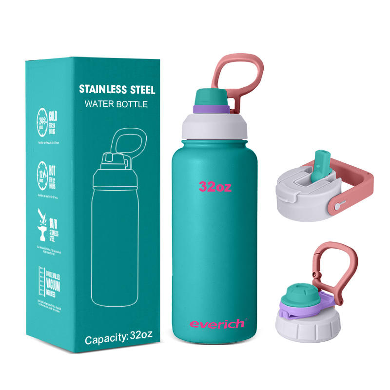 Stainless Steel Insulated Water Bottle with Accessories