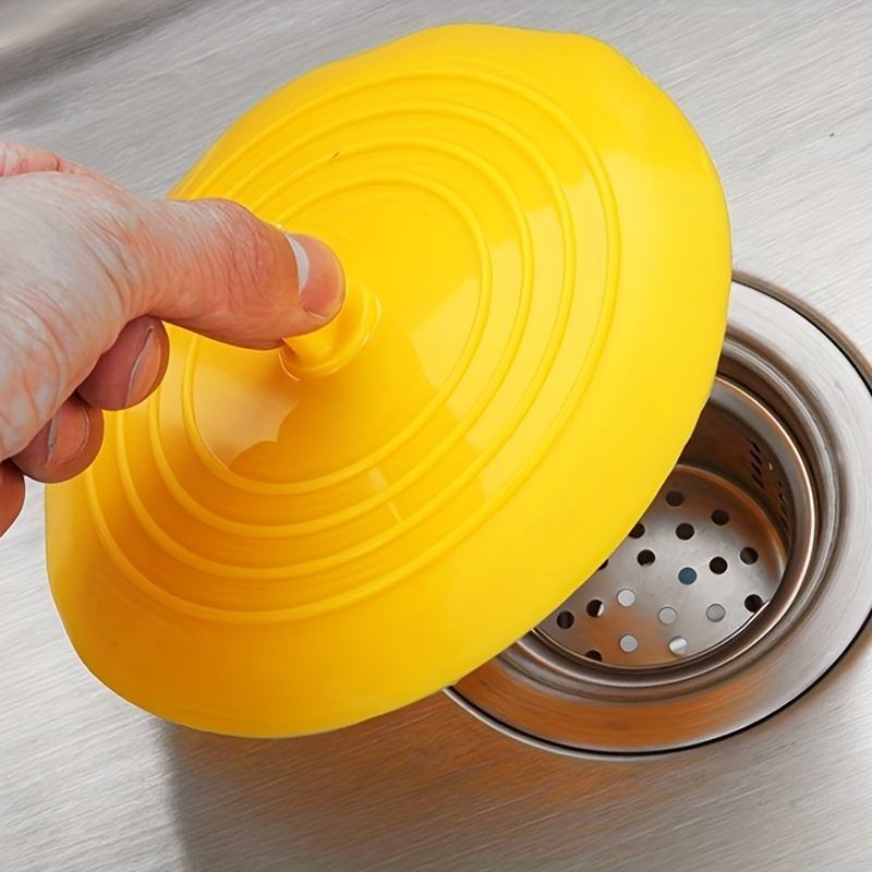Silicone Odor-Neutralizing Sink Drain Cover for Kitchen/Bathroom/Hotel