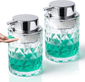 Refillable Clear Glass Pump Bottle for Kitchen and Bathroom Foam Soap