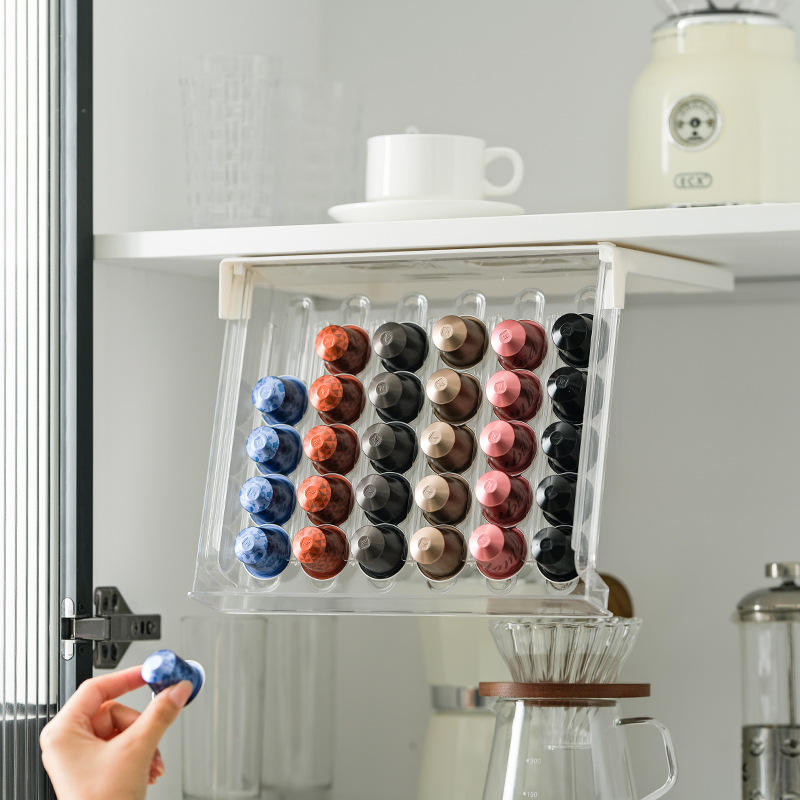 Coffee Pod Capsule Drawer Organizer for Nespresso Original Pods