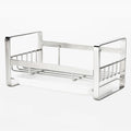Stainless Steel Kitchen Sink Caddy with Drip Tray and Sponge Holder