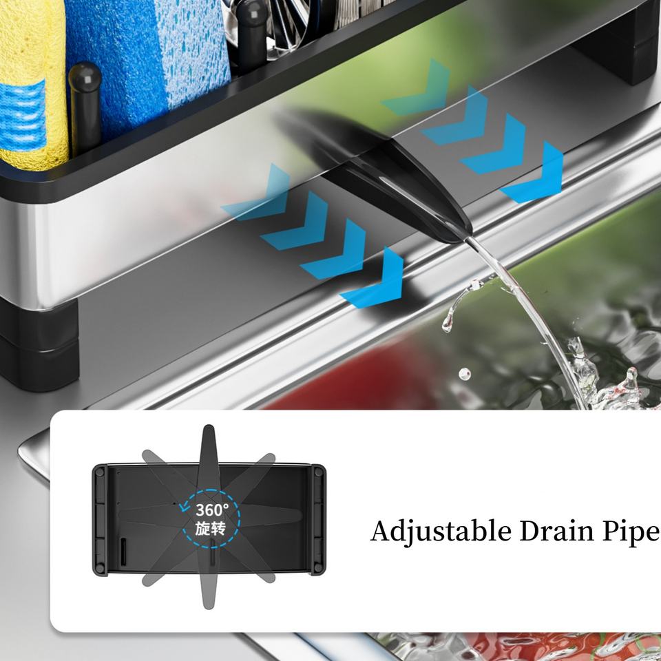 Premium Stainless Steel Sink Caddy Organizer