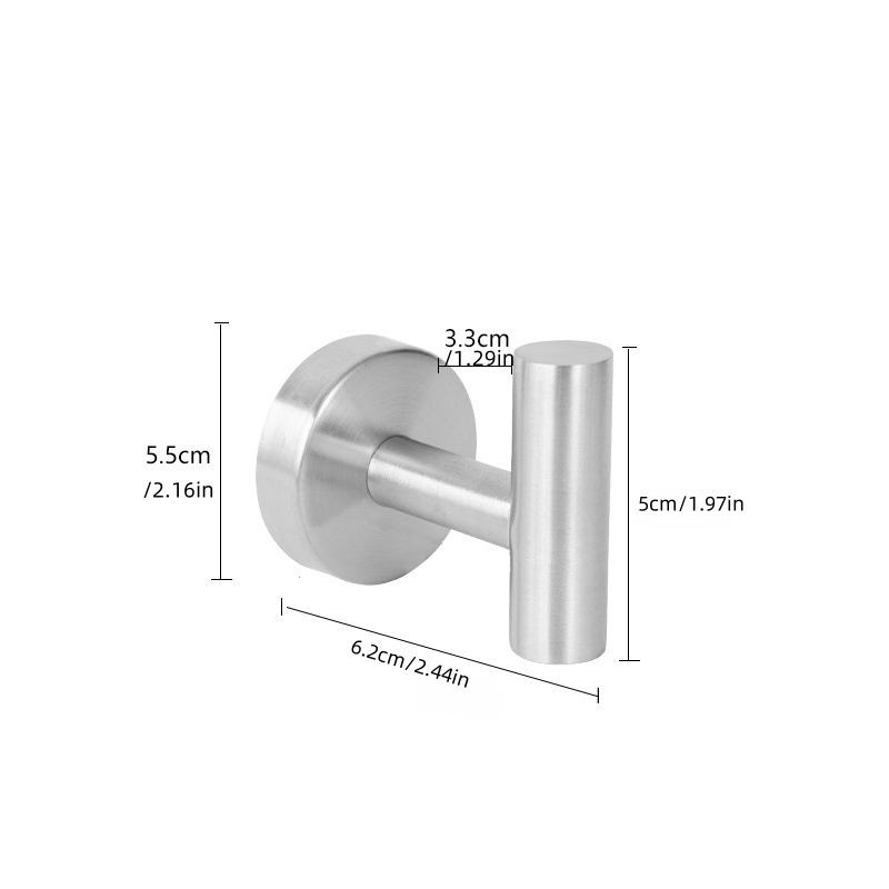 4-Piece Wall Mounted Towel Hooks Set