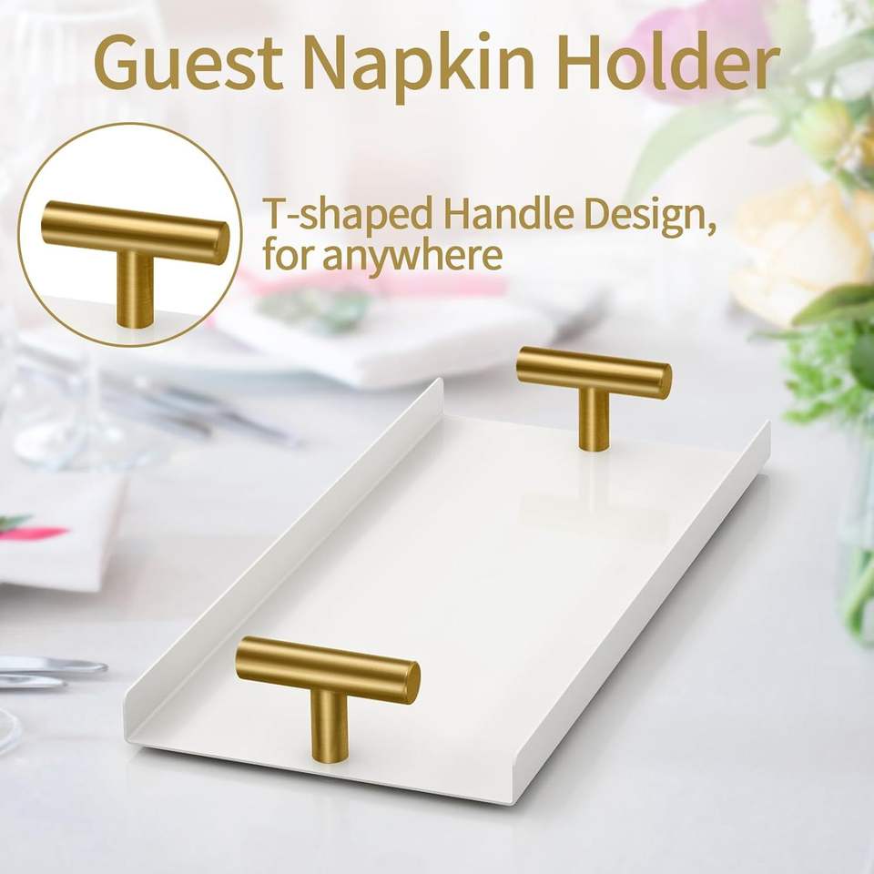 Guest Towel Holder Tray Disposable Hand Towel Holder for Dining Table Kitchen Paper Holder Napkin Holder for Guests