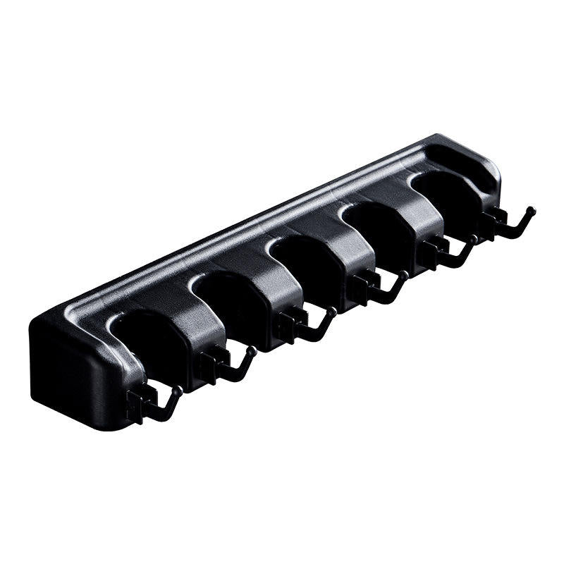 Multifunctional Wall Mounted Mop Holder with Hook for Drain Storage