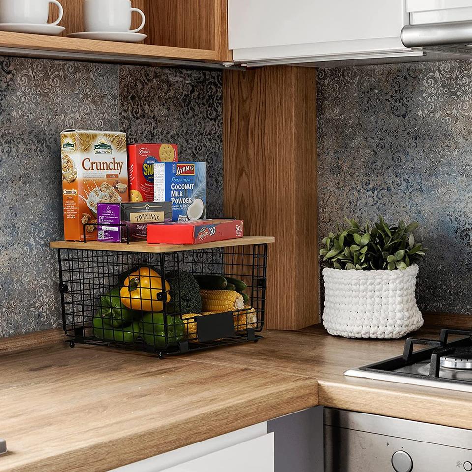 Stackable Kitchen Counter Basket