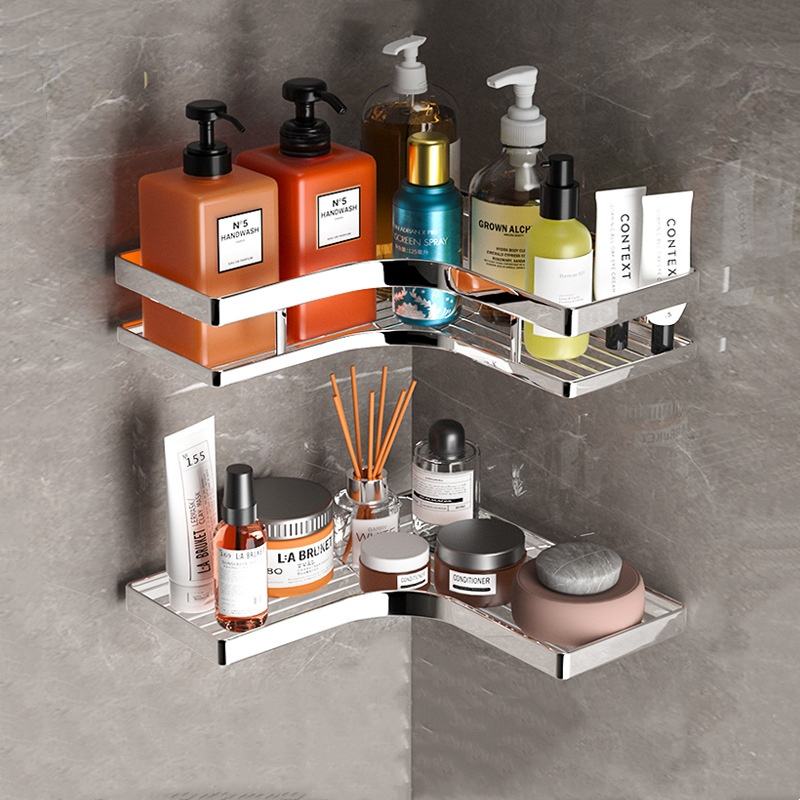 Stainless Steel Bathroom Shelf Corner Organizer Wall-mounted Shower Caddy Sale