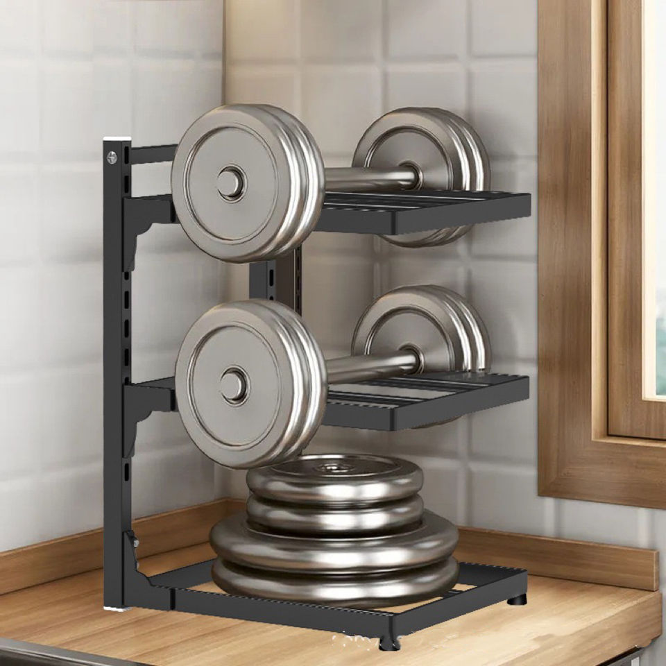 Adjustable Pots and Pans Organizer Stand for Kitchen Cabinet Storage