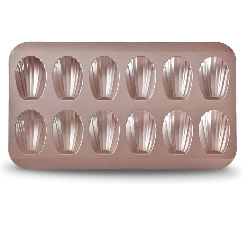 Heat-Resistant 12-Hole Non-Stick Madeleine Baking Pans Wholesale Baking Supplies and Cake Molds